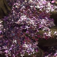 Amethyst Purple 3MM Star Shaped 3D Glitter Metal Flake