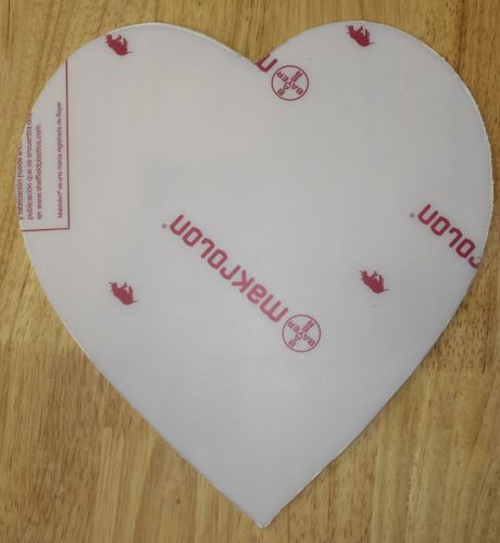 Heart Shape Poly-carbonate Blank