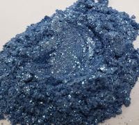 Silver Blue Geode Art Pearl Is a Mica Pigment Multi Sized