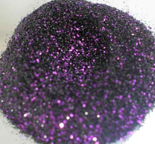 Black Mauve .008 .015 Metal Flake Glitter