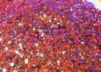 Wild Carnival Mixed Chunky Glitter Metal Flake Tumbler Nail Crafts Paint Epoxy