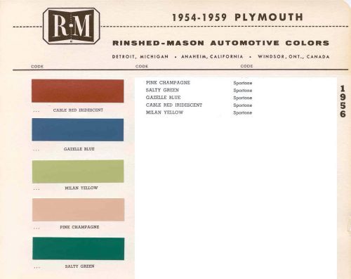 1956 Plymouth
