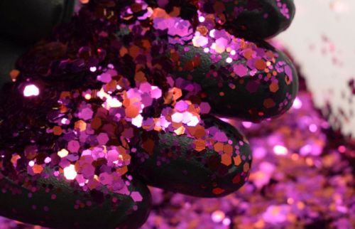Magenta Ruby Chunky Metal Flake Glitter