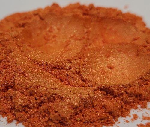 Honeycomb Yellow Orange Pearl Is a Multi Color Series Mica Pigment which is sized at 10-100 UM. 