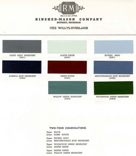 1953 Kaiser Willy's Jeep