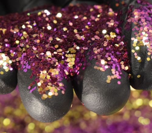 Golden Ruby Chunky Metal Flake Glitter 0.030 Hex