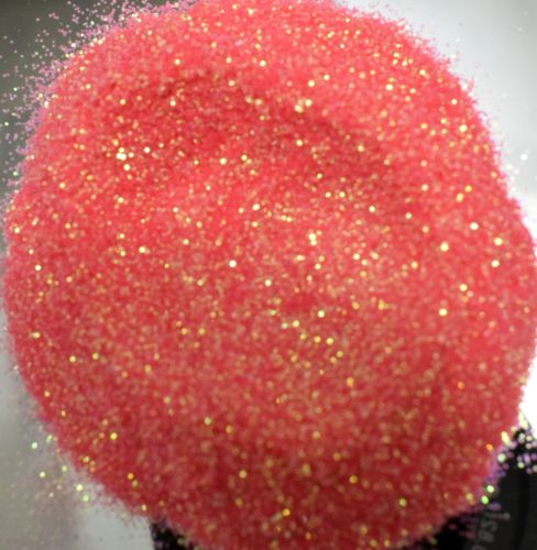 Fluorescent Peach Pink 0.008 Hex Metal Flake Glitter