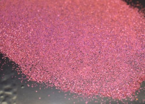 Coral Pink Tri Holographic 0.015 .015 Metal Flake Glitter 