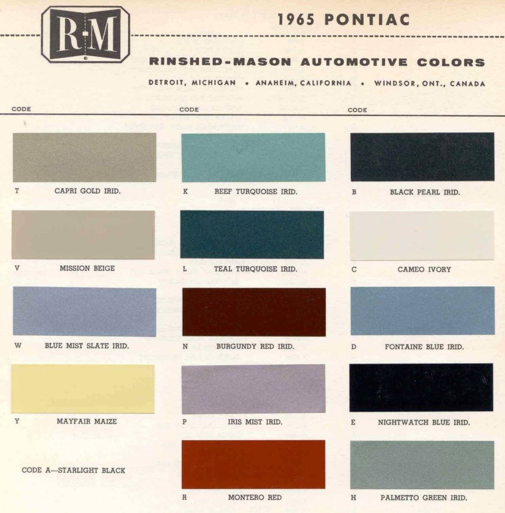 1965 Pontiac - Vintage Paint
